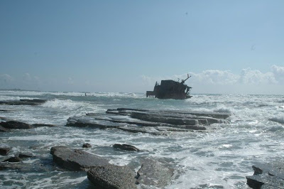 Shipwreck near Akrotiri Village
